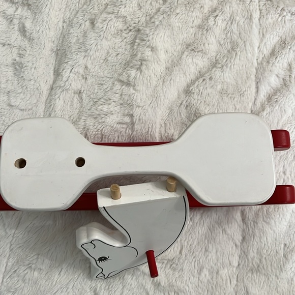 Porcelain doll on rocking horse - Picture 10 of 10